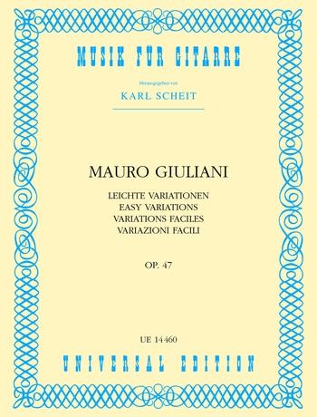 Variazioni Facili Op. 47 (Scheit)