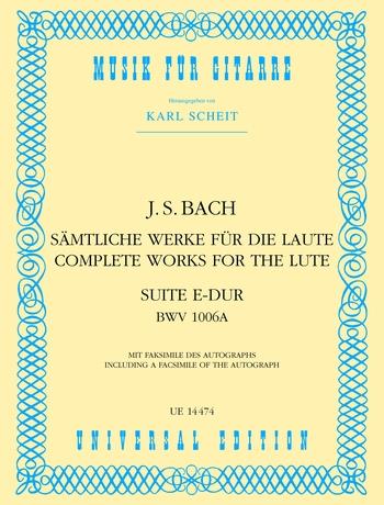 Suite E Bwv1006A (Luit)