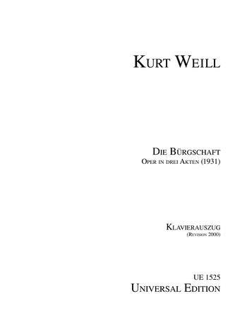 Die Bürgschaft