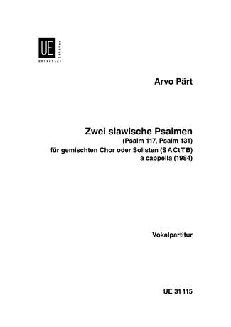 Two slavonic psalms