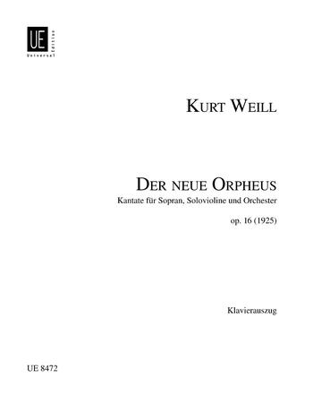 Der neue Orpheus (alte UE-Ausg.)