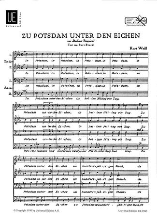 Zu Potsdam unter den Eichen
