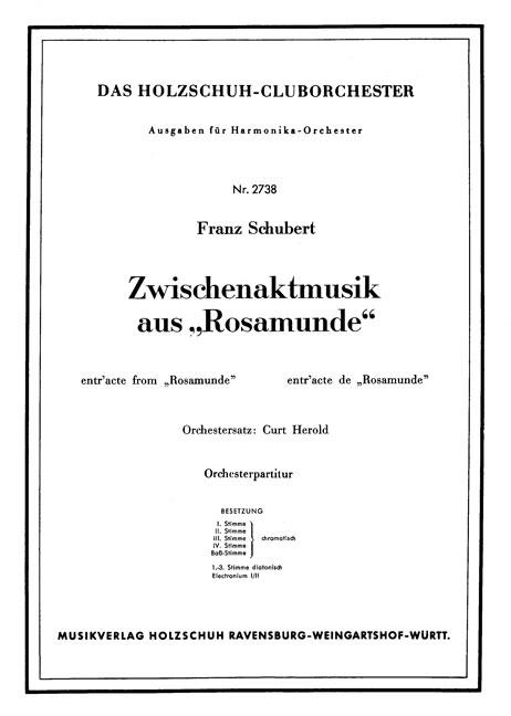 Zwischenaktmusik aus Rosamunde
