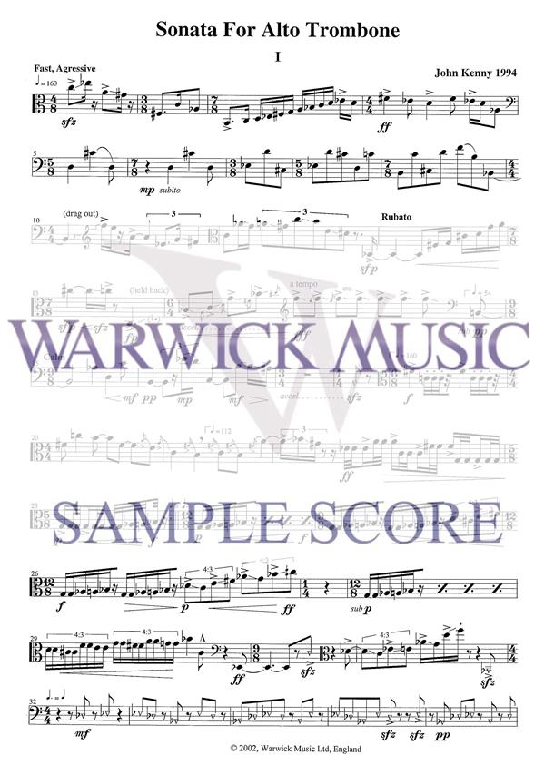 Sonata for Alto Trombone
