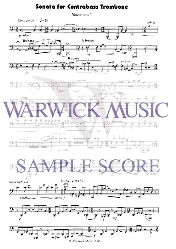 Sonata for Contrabass Trombone