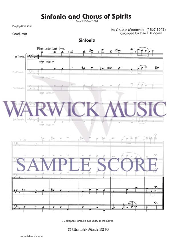 Sinfonia and Chorus of Spirits