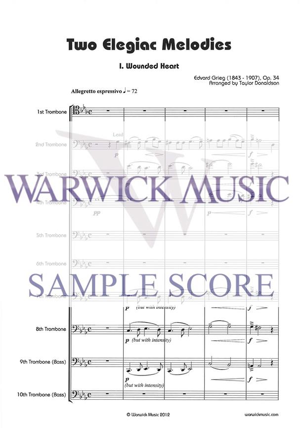 Two Elegia Melodies Op. 34