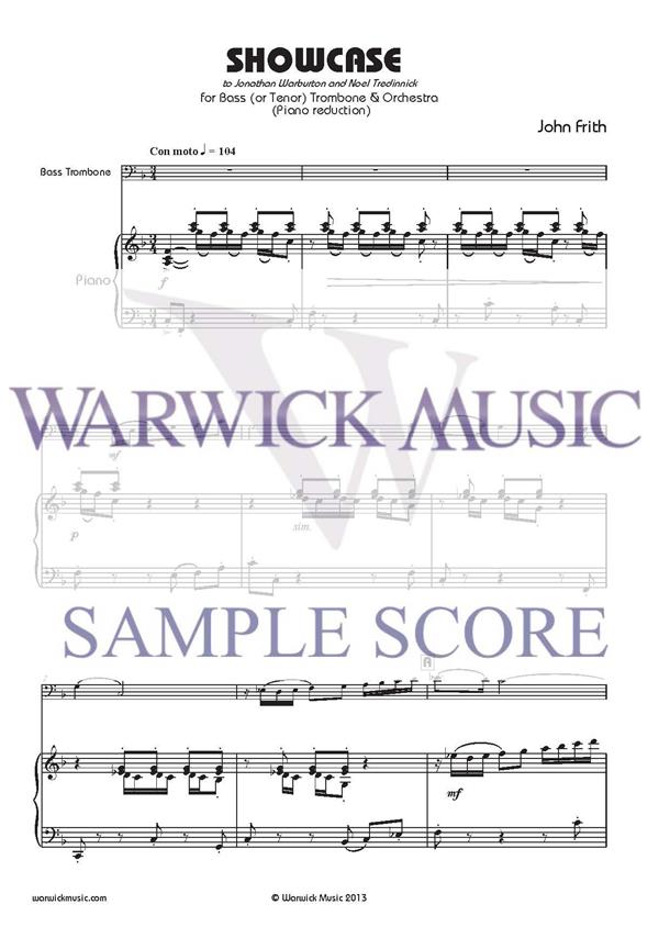Showcase [Piano reduction]