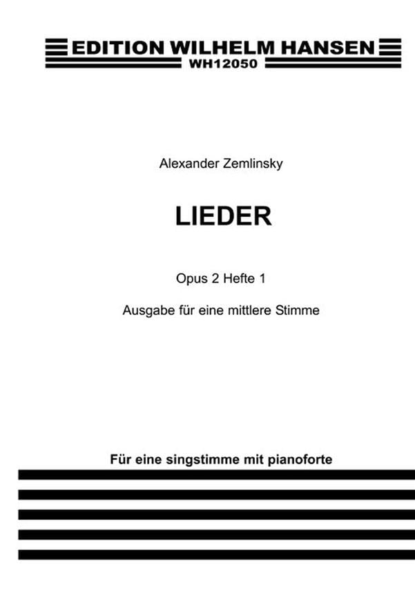 Lieder Op. 2 Book 1