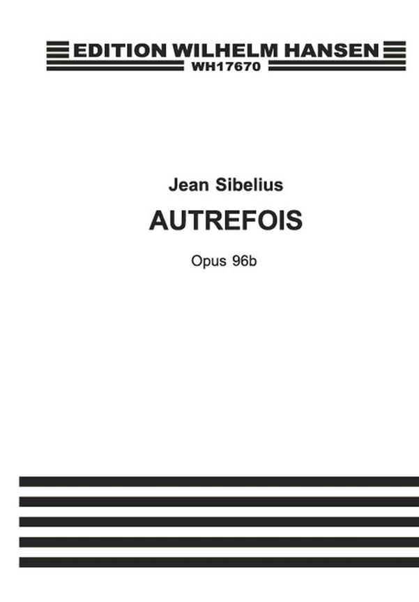 Autrefois Op. 96b
