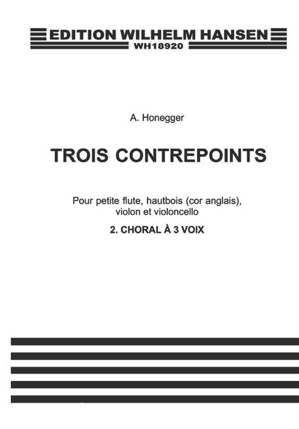 Trois Contrepoints No. 2 'Choral A Trois Voix'