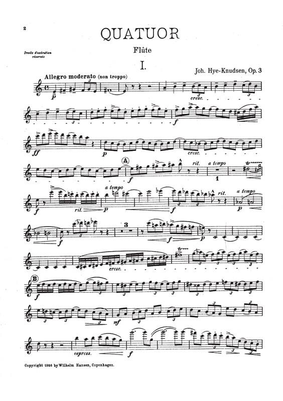 Quartet Op. 3