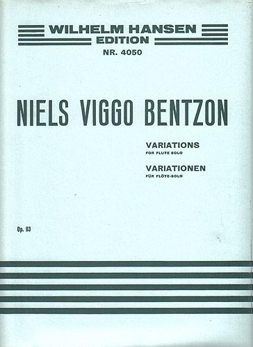 Variations For Solo Flute Op. 93
