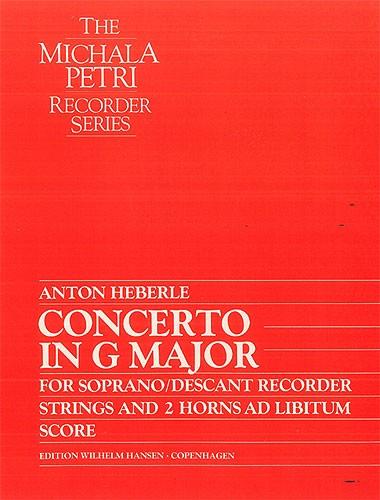 Concerto In G Major For Recorder and Strings