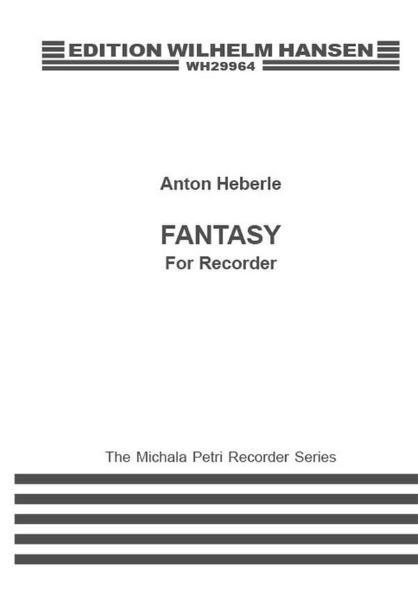 Fantasy For Solo Descant Recorder