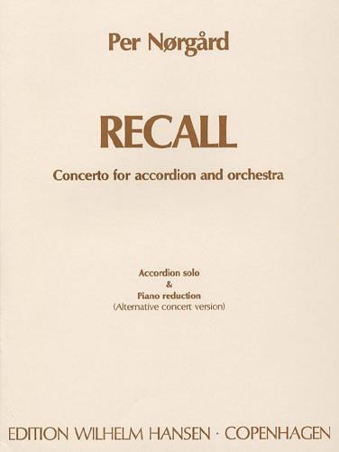 Per Nørgård: 'Recall' Concerto