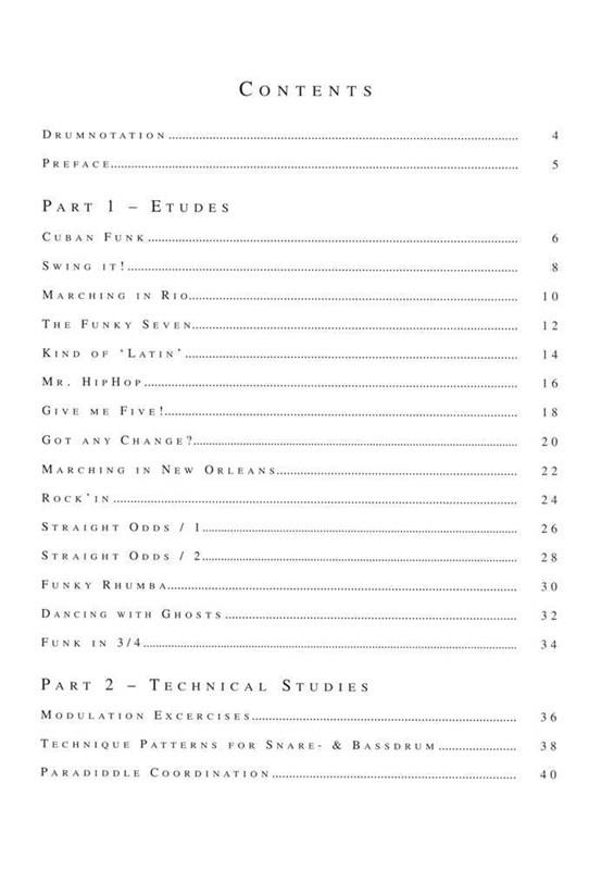 Contemporary Drum Compositions Rhythmic Studies