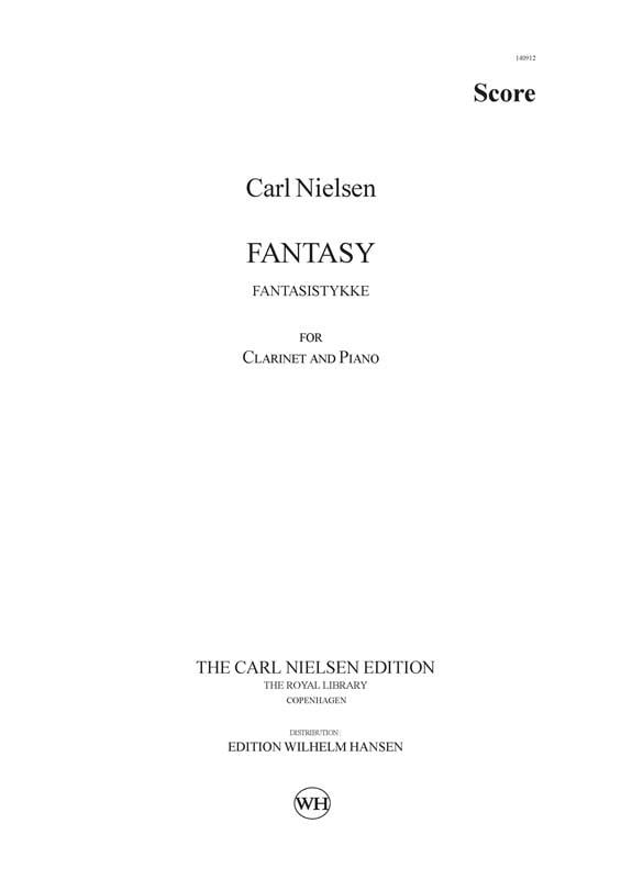Fantasy for Clarinet and Piano