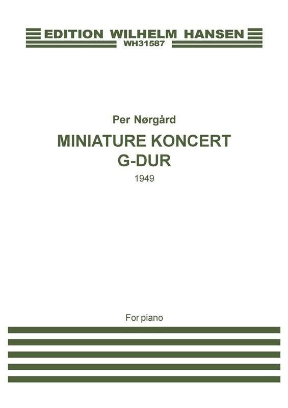 Miniature Koncert G-Dur