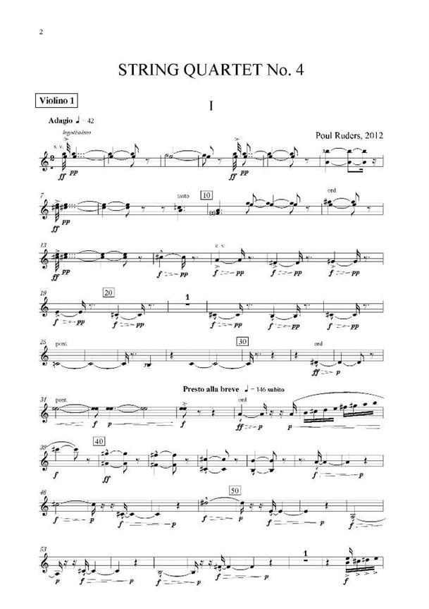 Ruders String Quartet No. 4