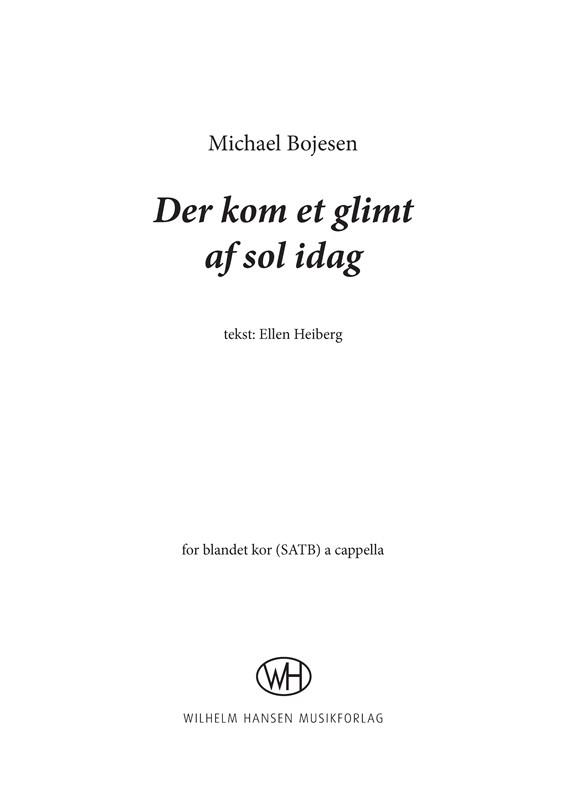 Der Kom Et Glimt Af Sol Idag