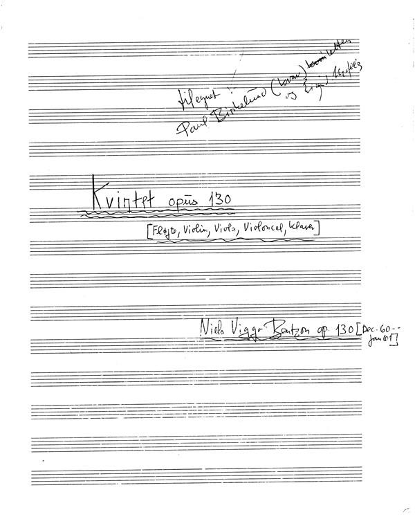 Kvintet Opus 130
