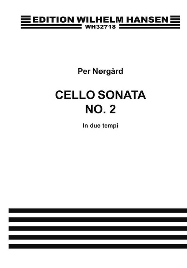 Sonata For Solo Cello No. 2 'In Due Tempi'