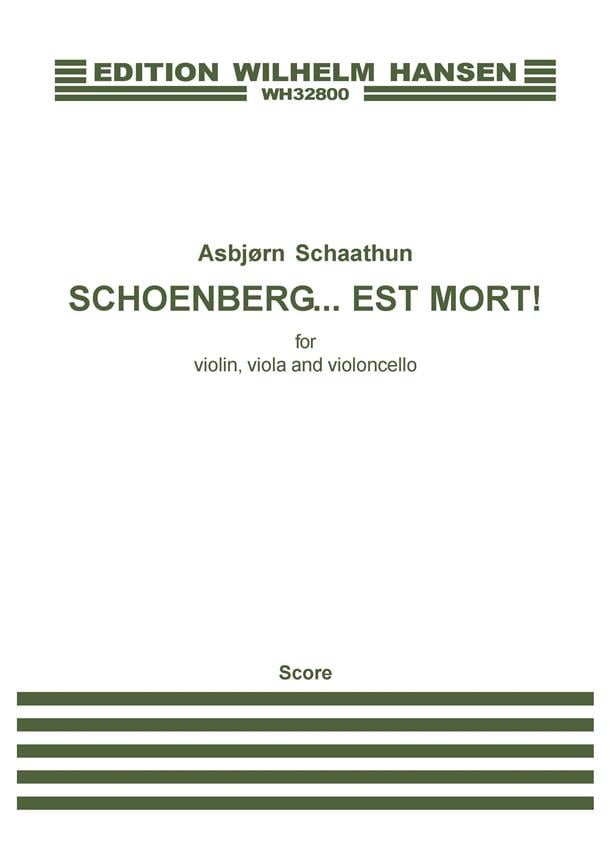 Schoenberg...est mort!