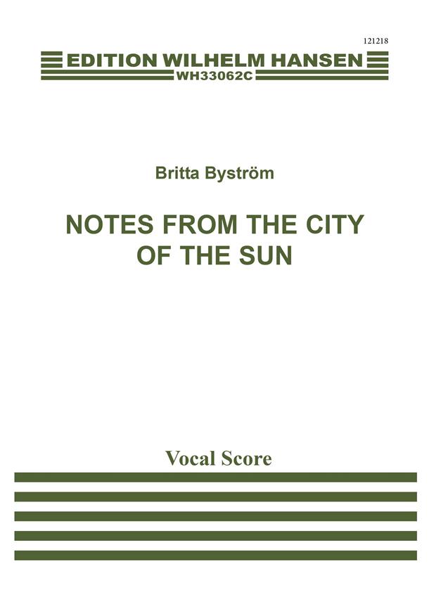 Notes From The City Of The Sun