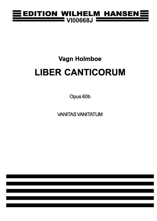Vanitas Vanitatum Op. 60b