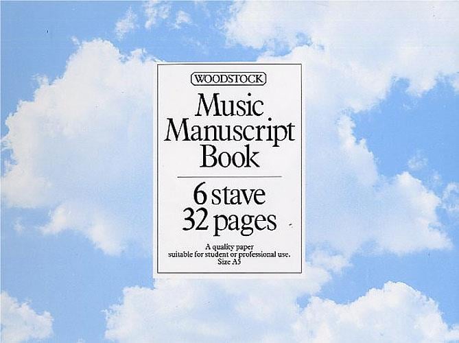 Woodstock Music Manuscript Paper