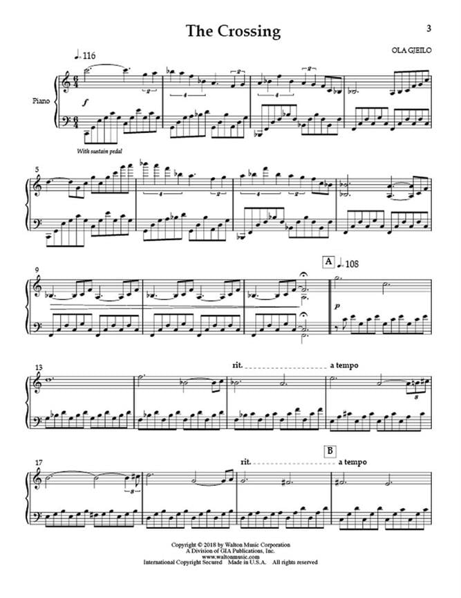 Ola Gjeilo Solo Piano Works