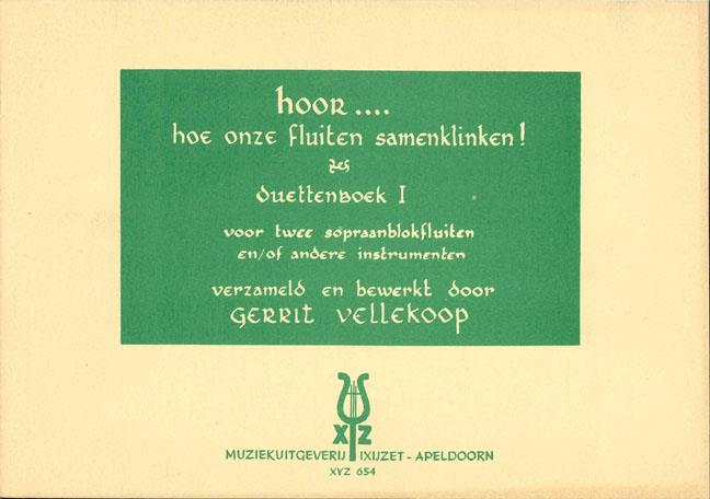 Hoor Hoe Onze Fluiten 1