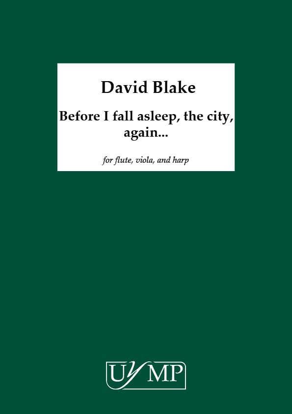 Before I fall asleep, the city, again?