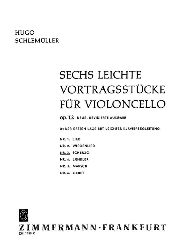 Sechs leichte Vortragsstücke op. 12/3