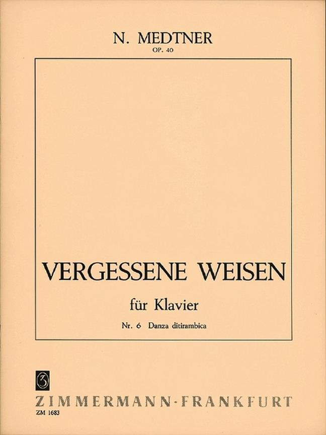 Vergessene Weisen op. 40