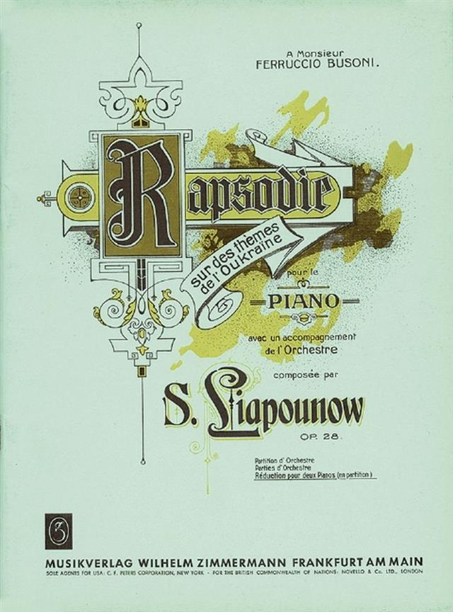 Ukrainische Rhapsodie op. 28