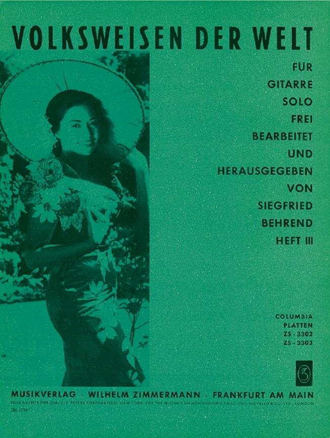 Volksweisen der Welt Heft 3