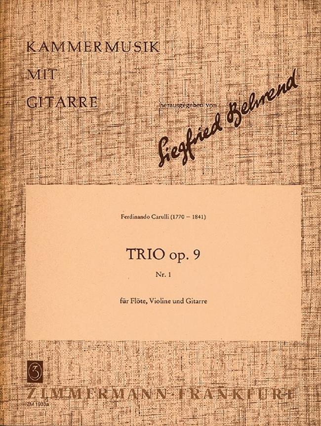 Trios op. 9/1 Heft 1
