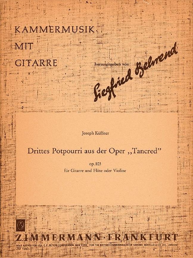 Drittes Potpourri op. 103