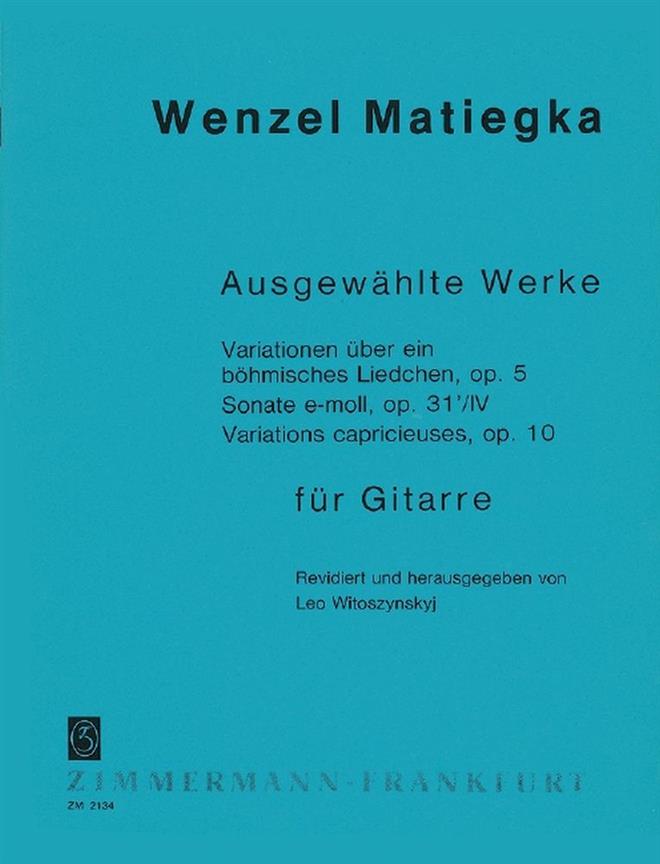 Variationen über ein böhmisches Liedchen, op. 5