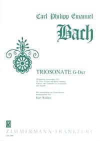 Triosonate G-Dur Wq 152