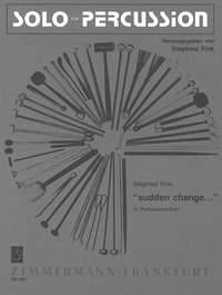 Sudden change for Percussion