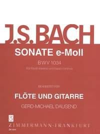 Sonate e-Moll BWV 1034