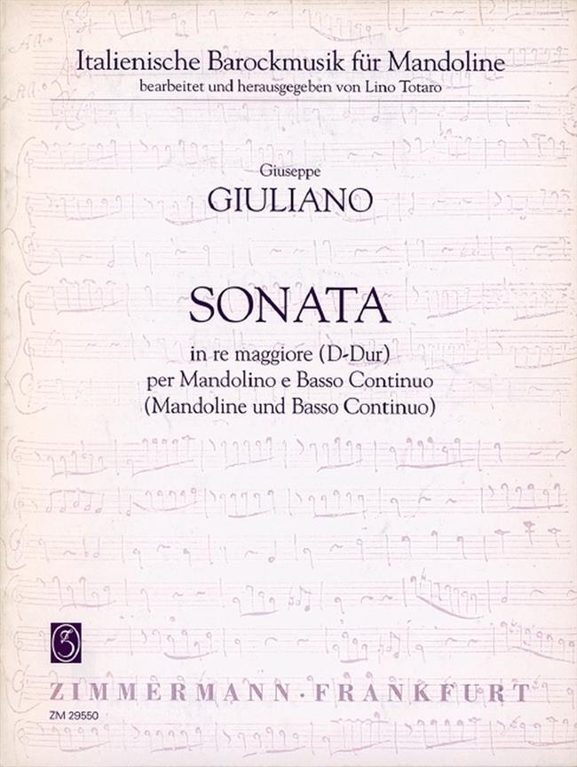 Sonata di Mandolino e Basso Continuo