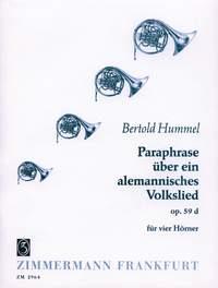 Paraphrase op. 59d