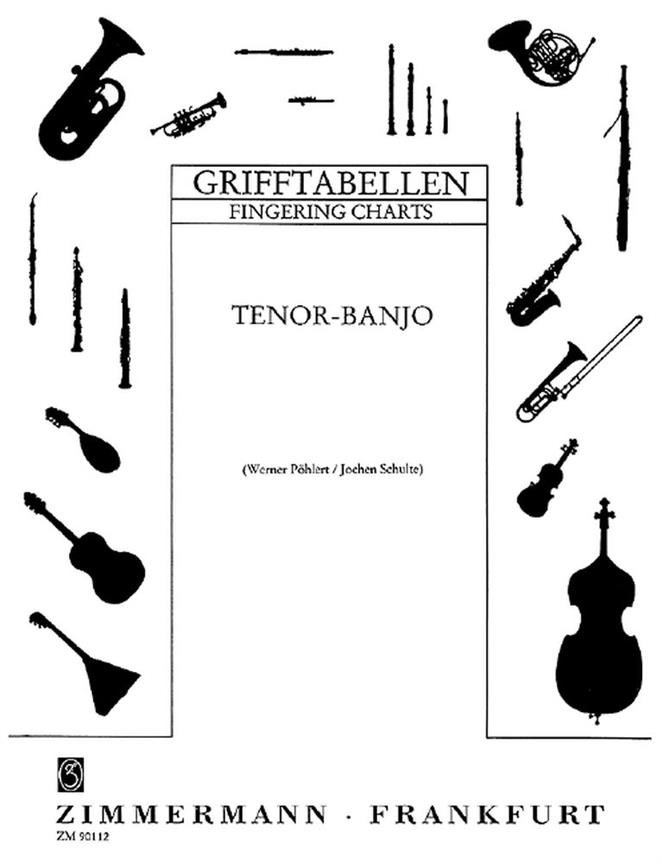 Grifftabelle für Tenor-Banjo