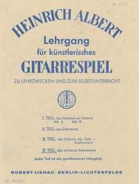 Lehrgang für künstlerisches Gitarrespiel Teil 4