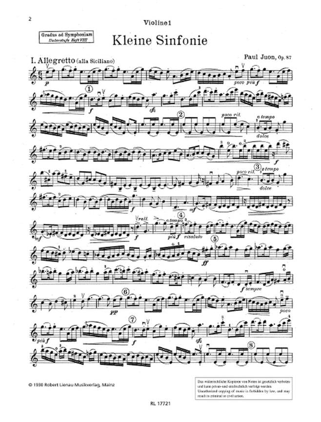 Gradus ad Symphoniam Unterstufe op. 87 Band 8