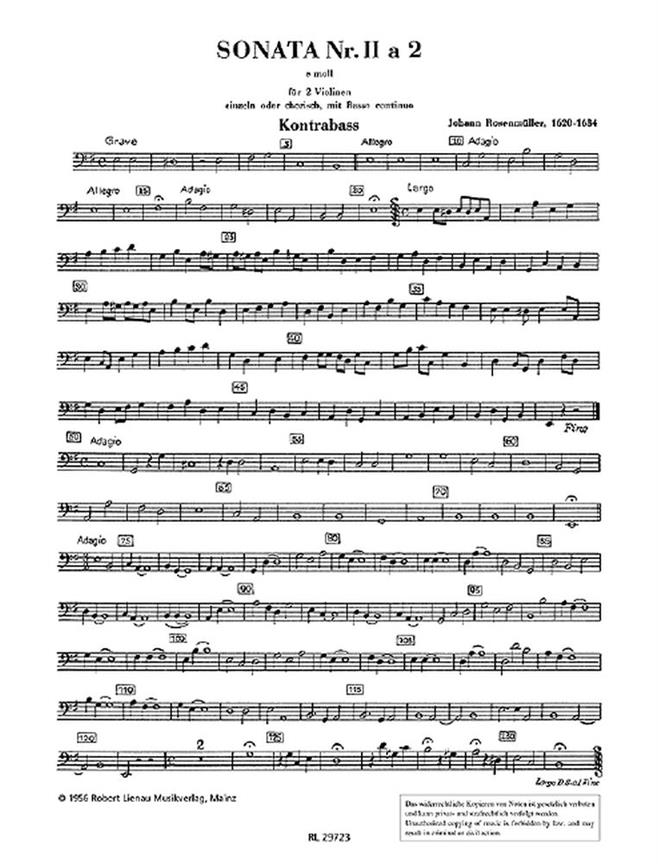 Sonata 2 e-Moll a 2